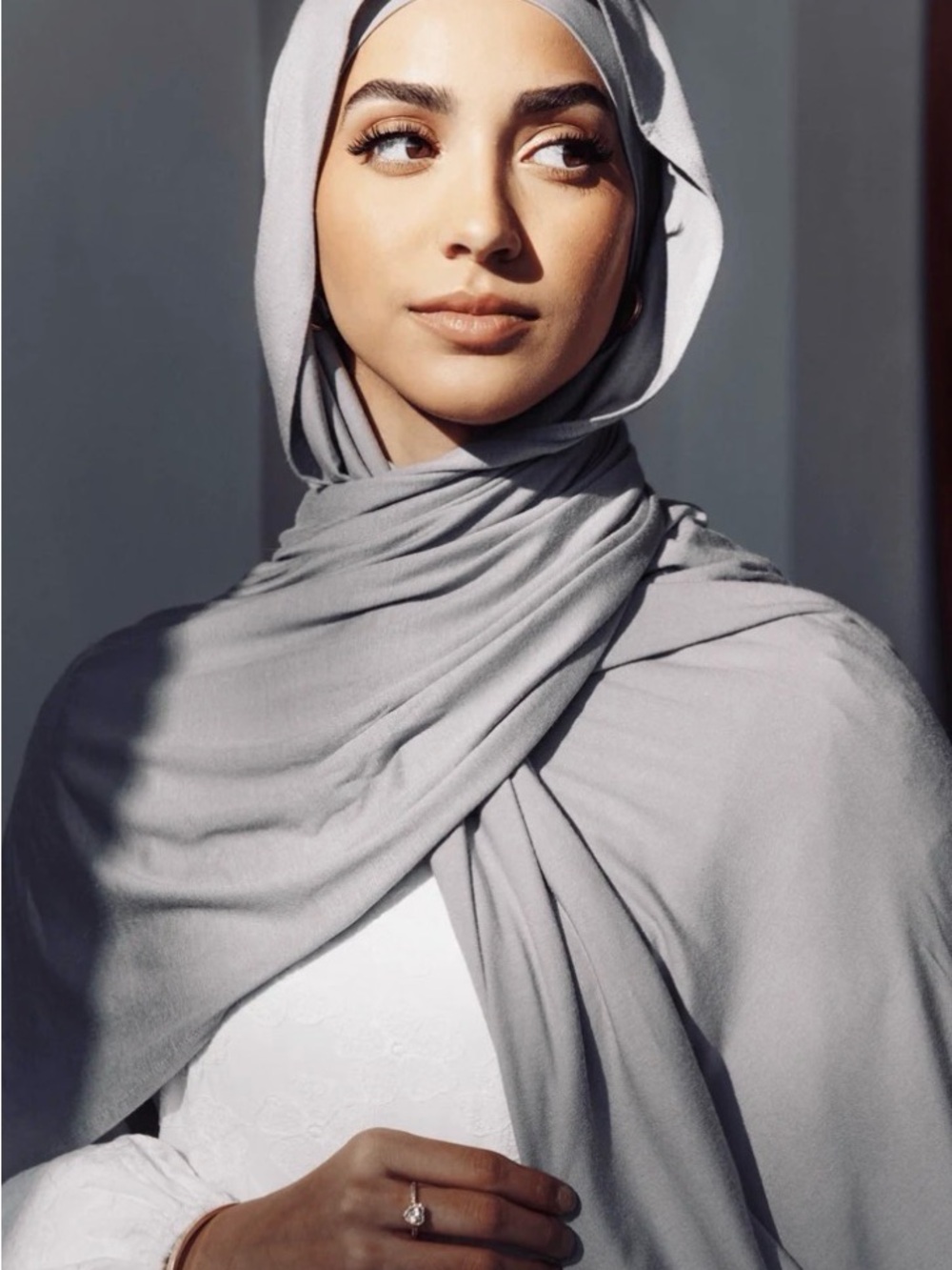 Hijabi Jane Chiffon Steel Grey Women's Scarf